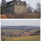 Blick auf und von der Burg