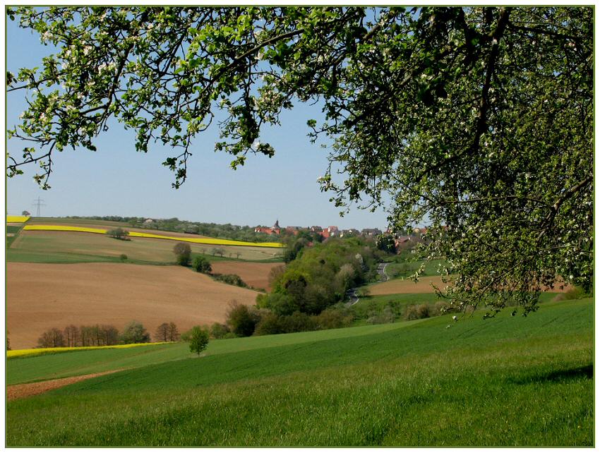 Blick auf unser Dorf