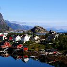 Blick auf "unser Häusi" in Reine