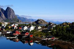 Blick auf "unser Häusi" in Reine