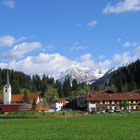 Blick auf Unterjoch