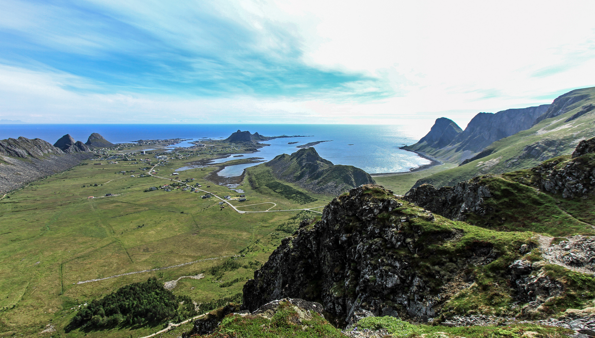 Blick auf Vaeroy