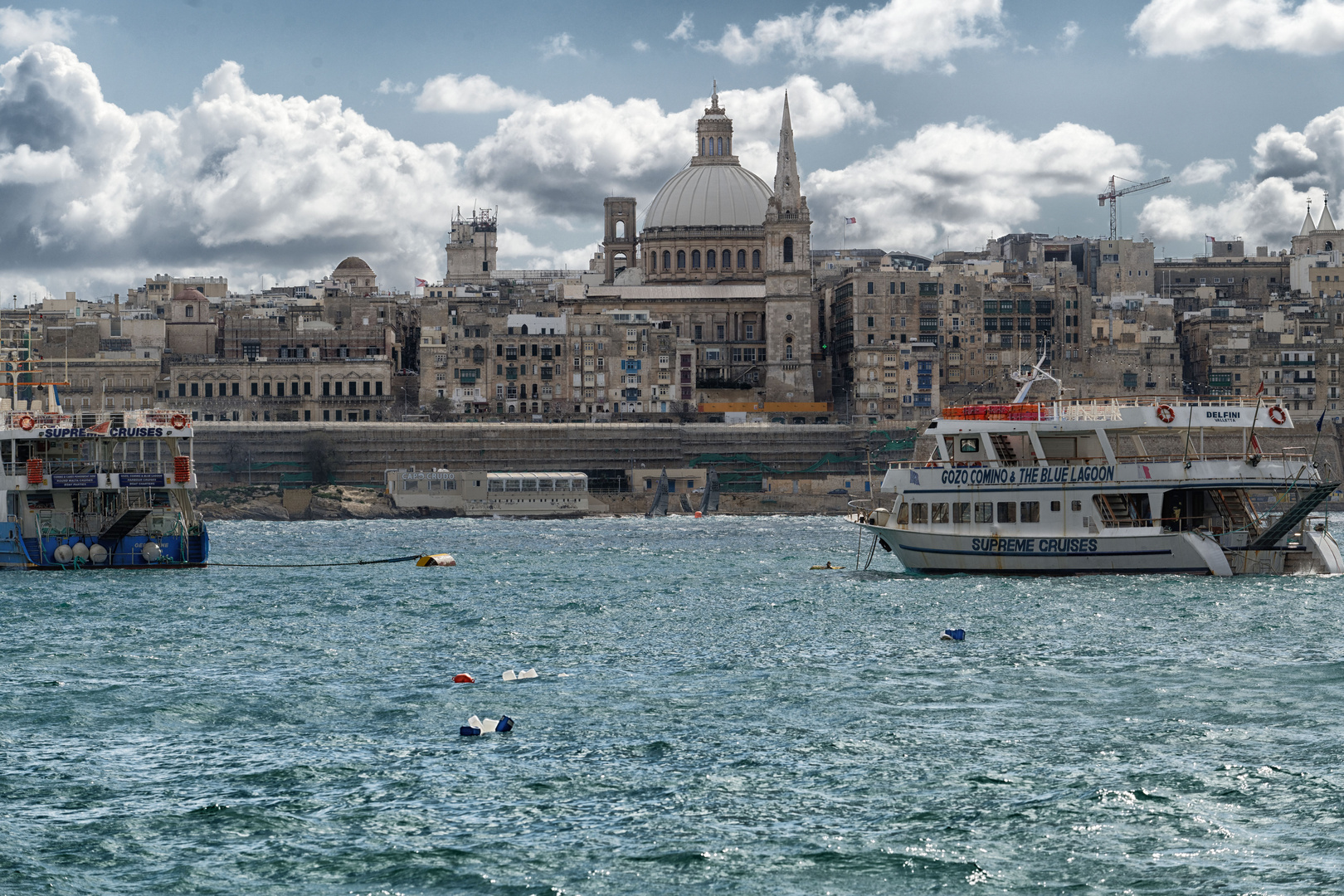 Blick auf Valletta auf Malta