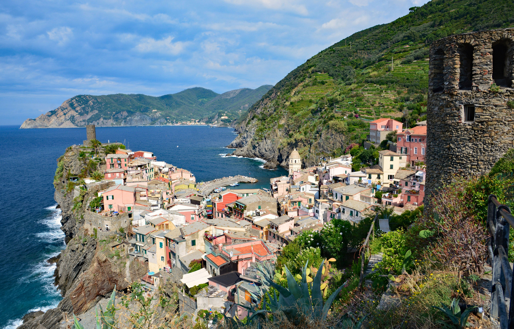 Blick auf Vernazza