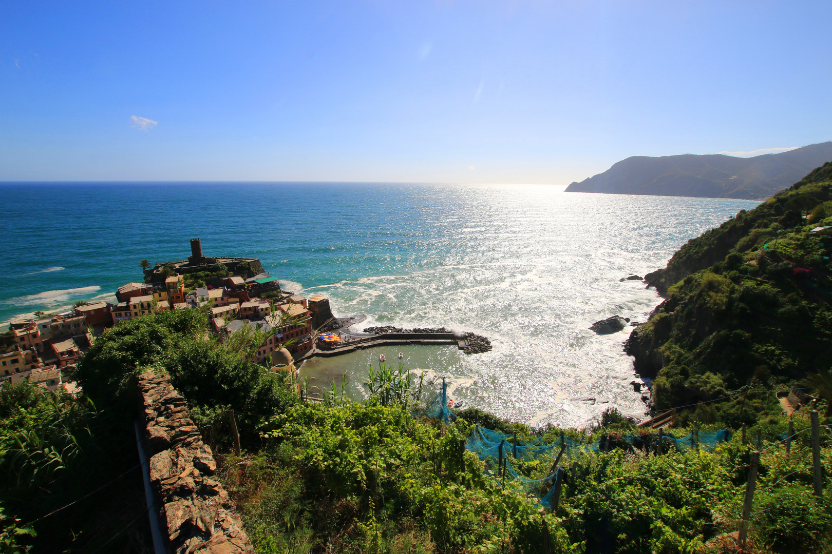 Blick auf Vernazza