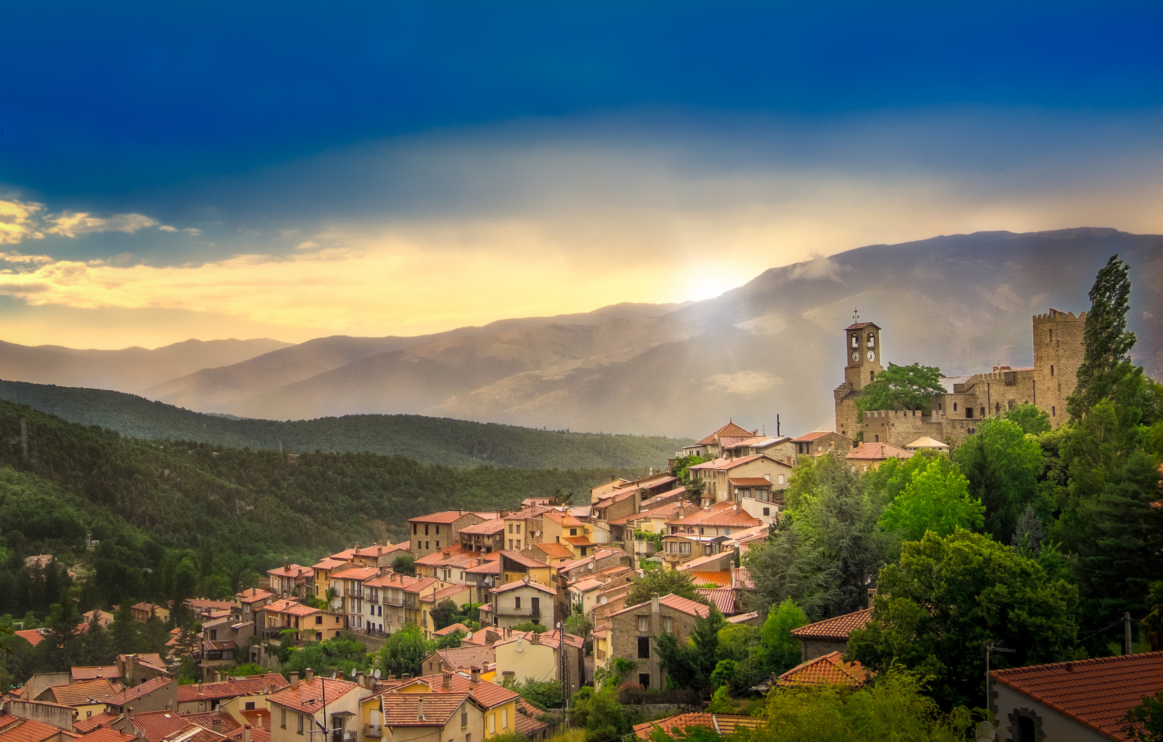 Blick auf Vernet-les-Bains