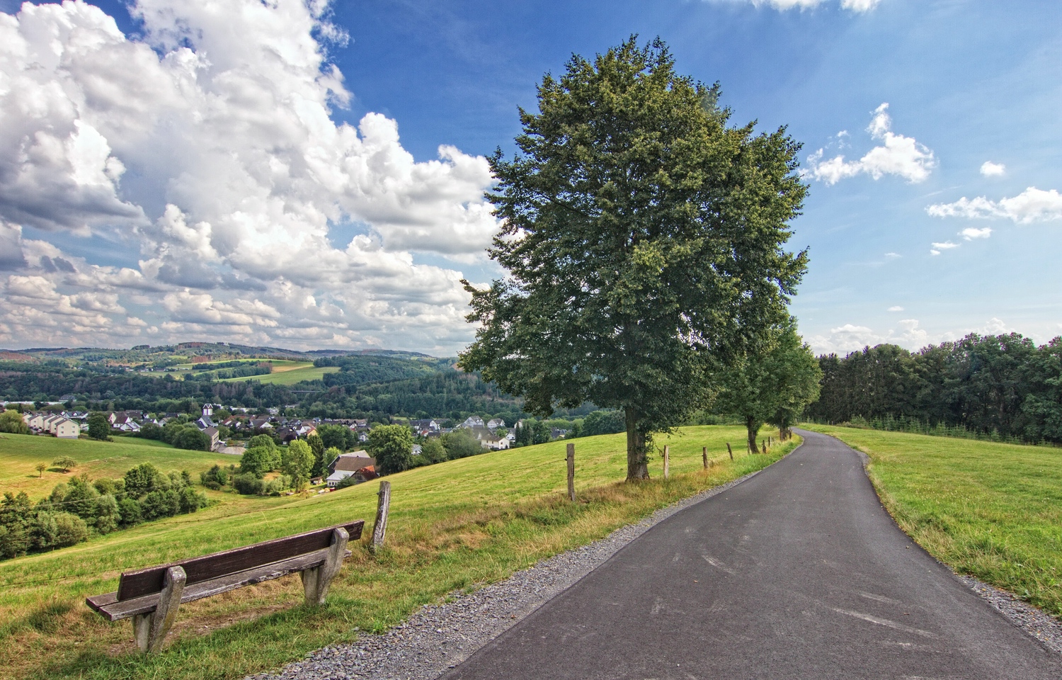 Blick auf Vilkerath 