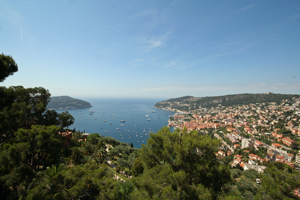 Blick auf Villefranche-sur-Mer