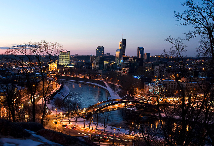 Blick auf Vilnius von Thorsten Frisch