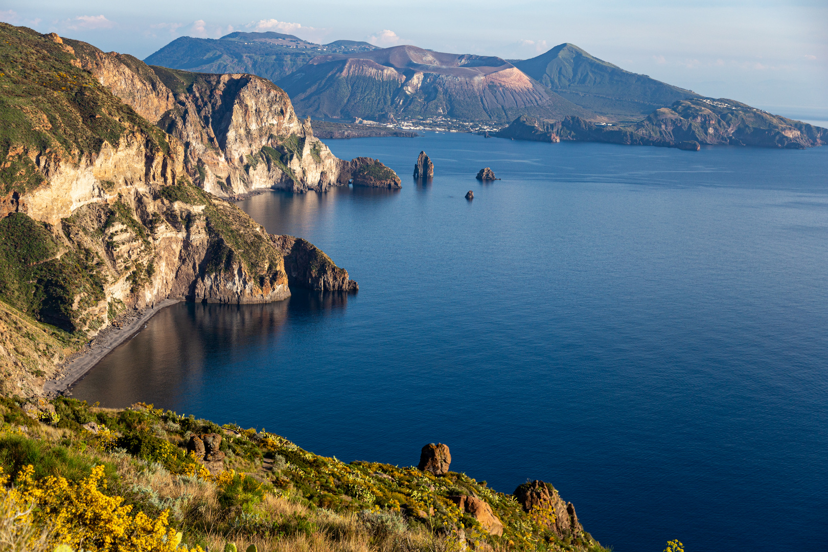 Blick auf Vulcano