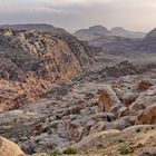 Blick auf Wadi Musa in Petra