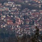 Blick auf Waldkirch vom Kandel aus