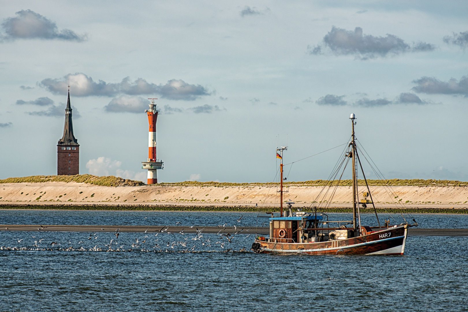 Blick auf Wangerooge