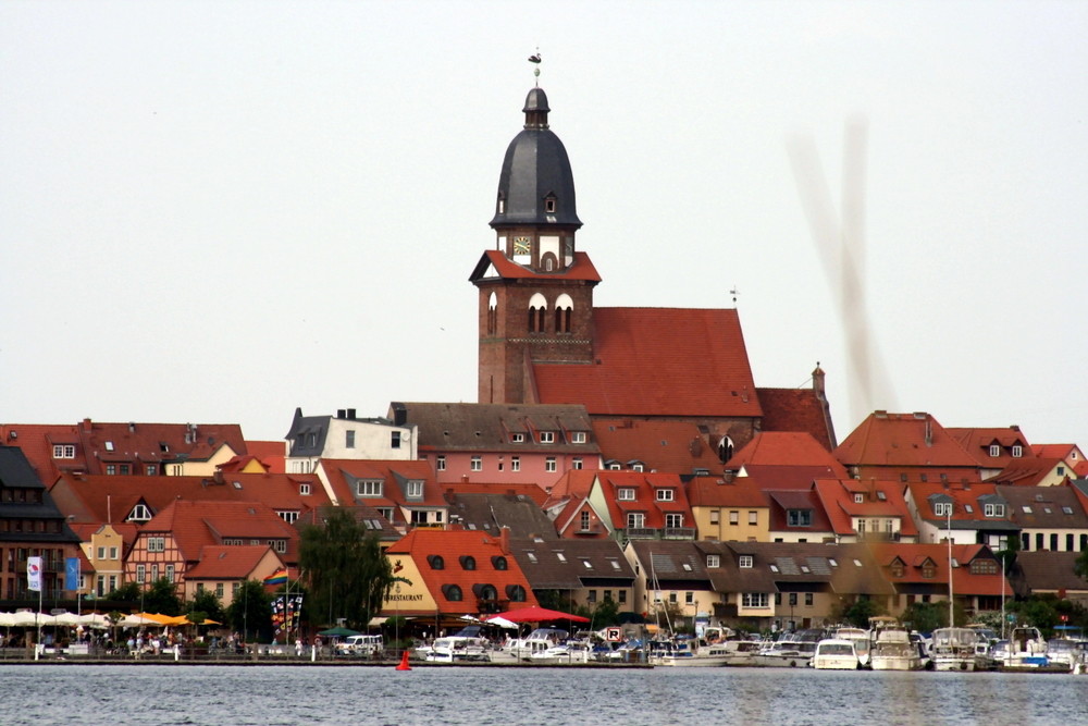 Blick auf Waren / Müritz