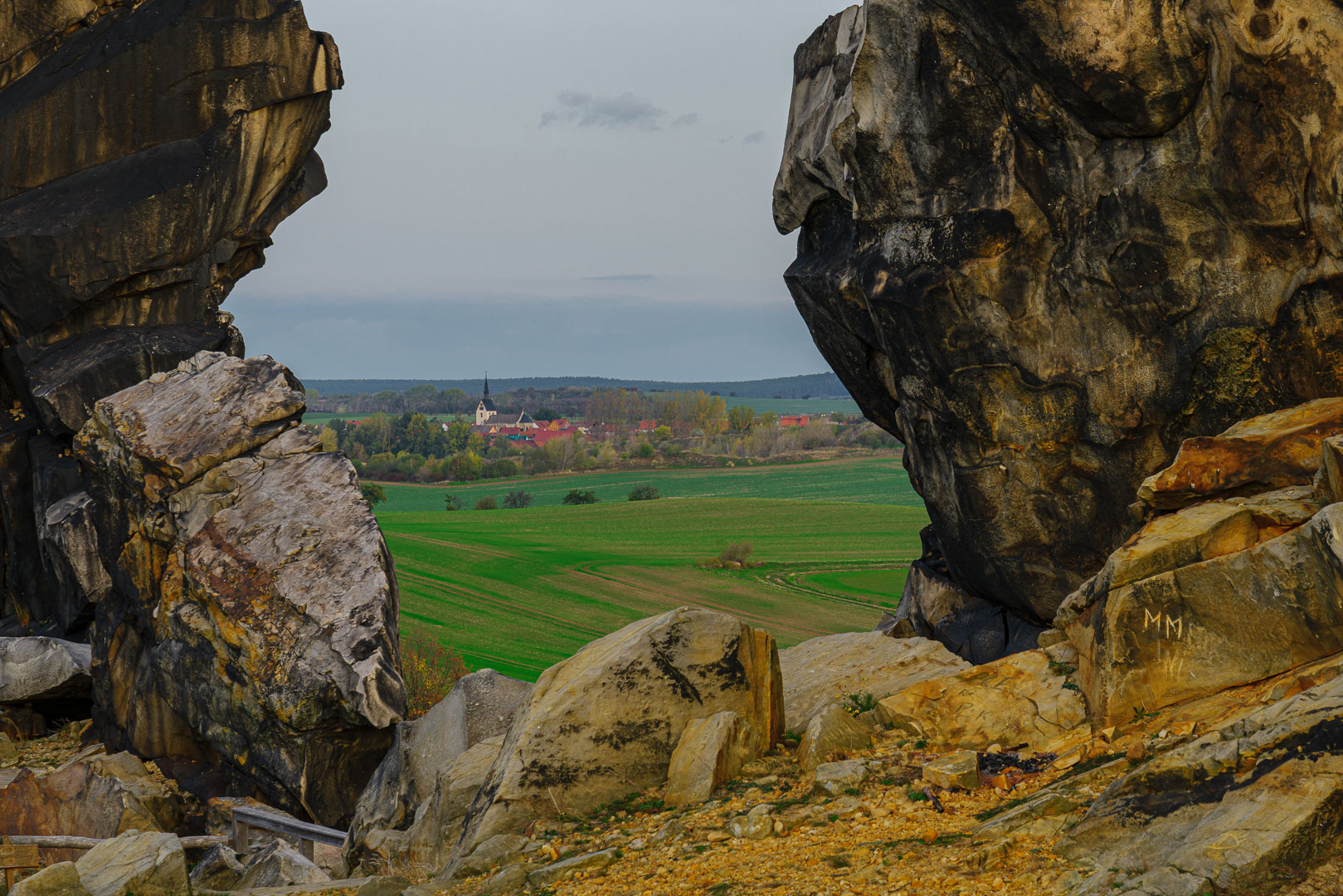 Blick auf Warnstedt