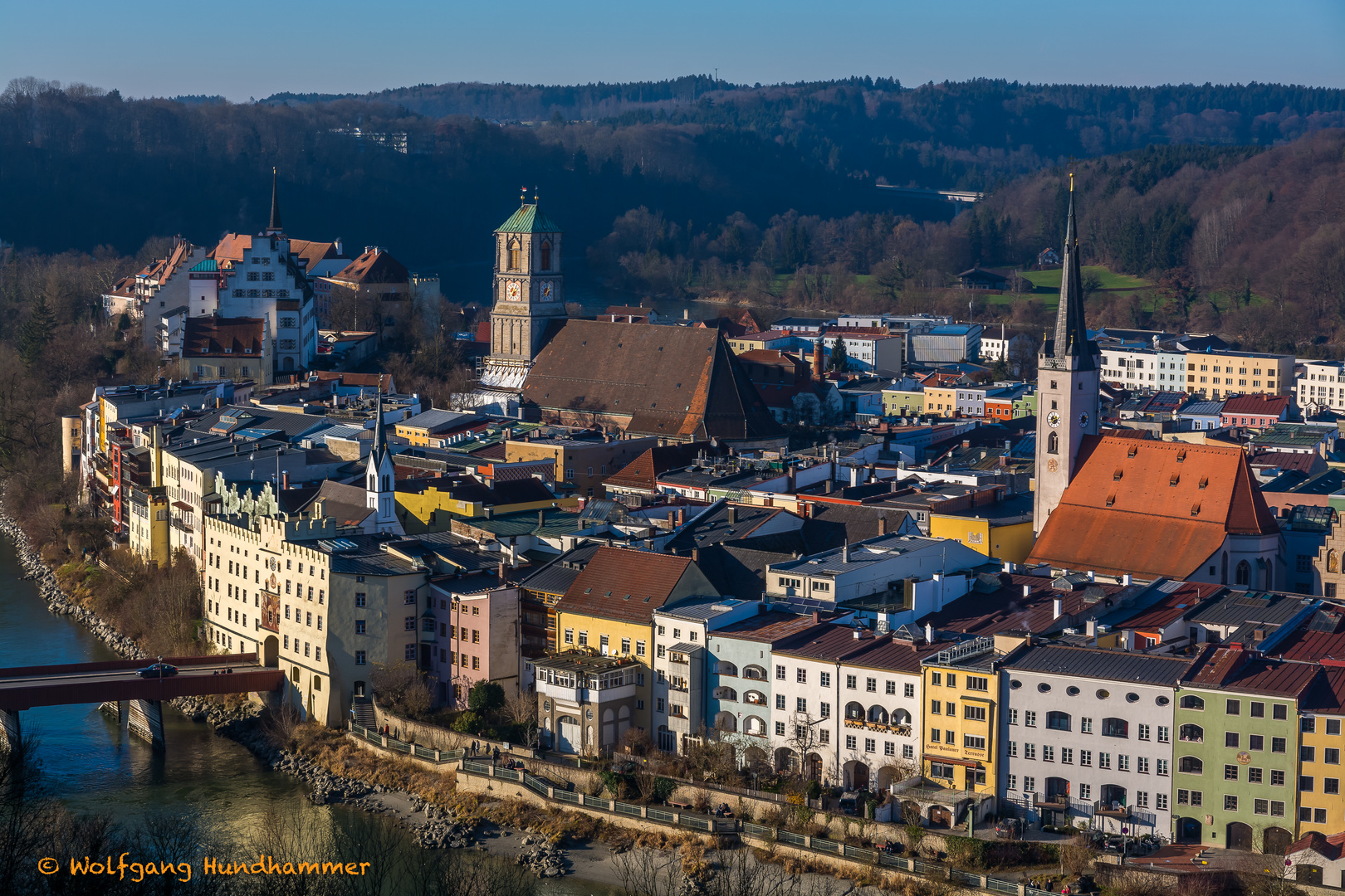 Blick auf Wasserburg