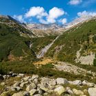 Blick auf Wasserfälle und Hohe Wand