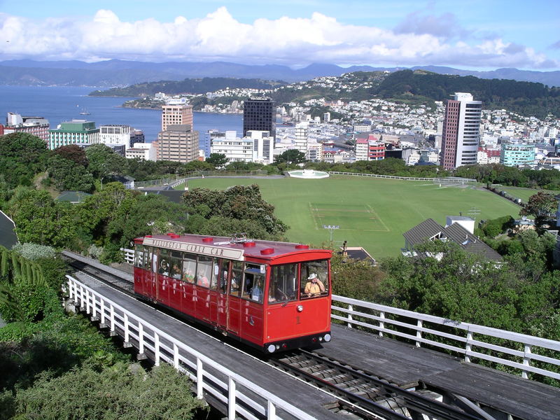 Blick auf Wellington (Nordinsel)