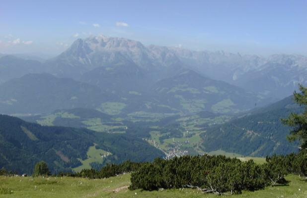 Blick auf Werfenweng