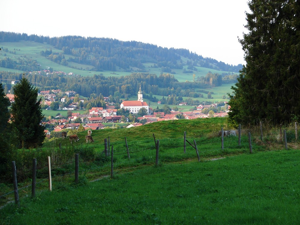 Blick auf Wertach