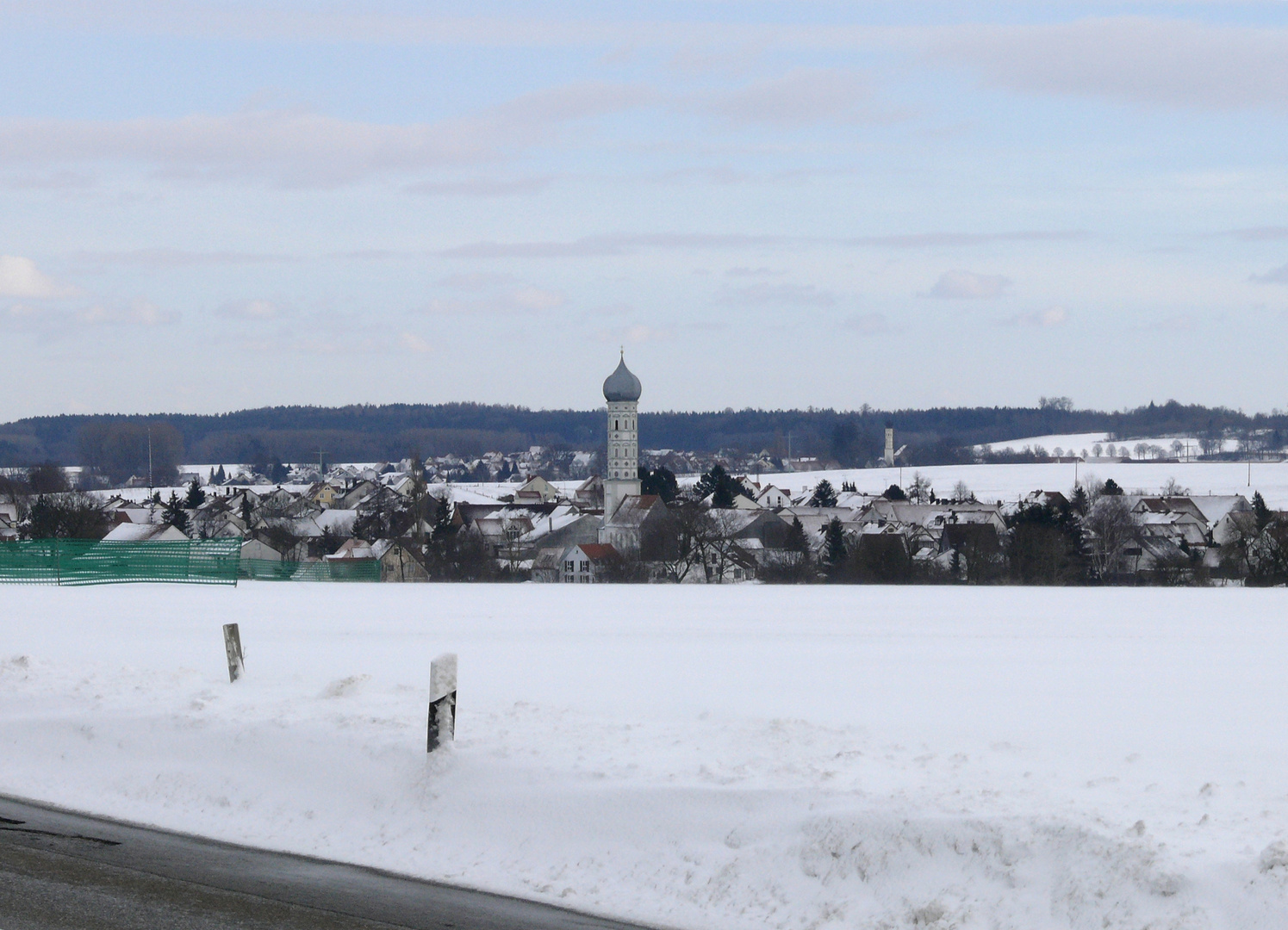 Blick auf Wiedenzhausen