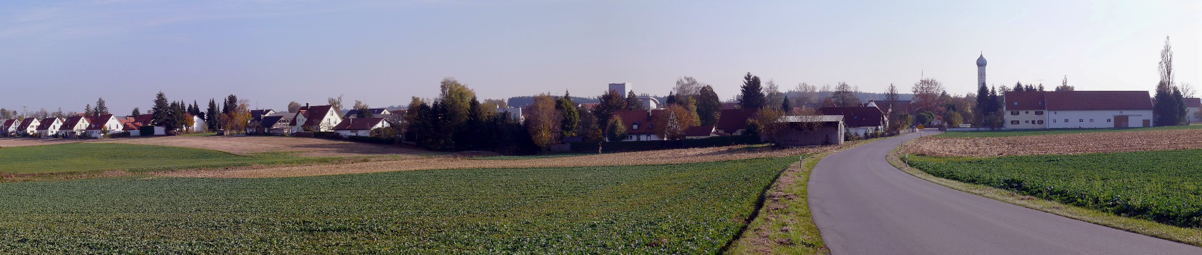 Blick auf Wiedenzhausen