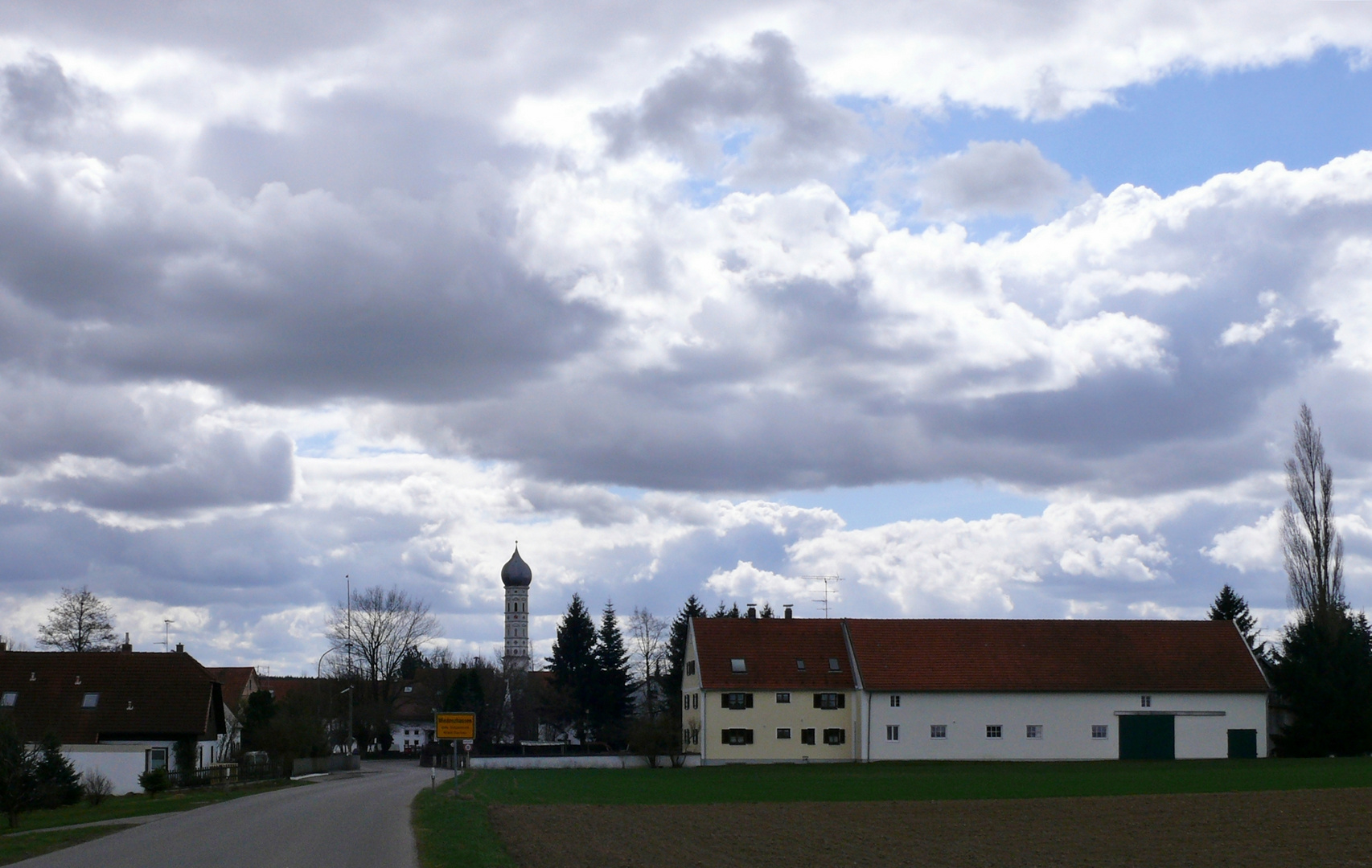 Blick auf Wiedenzhausen