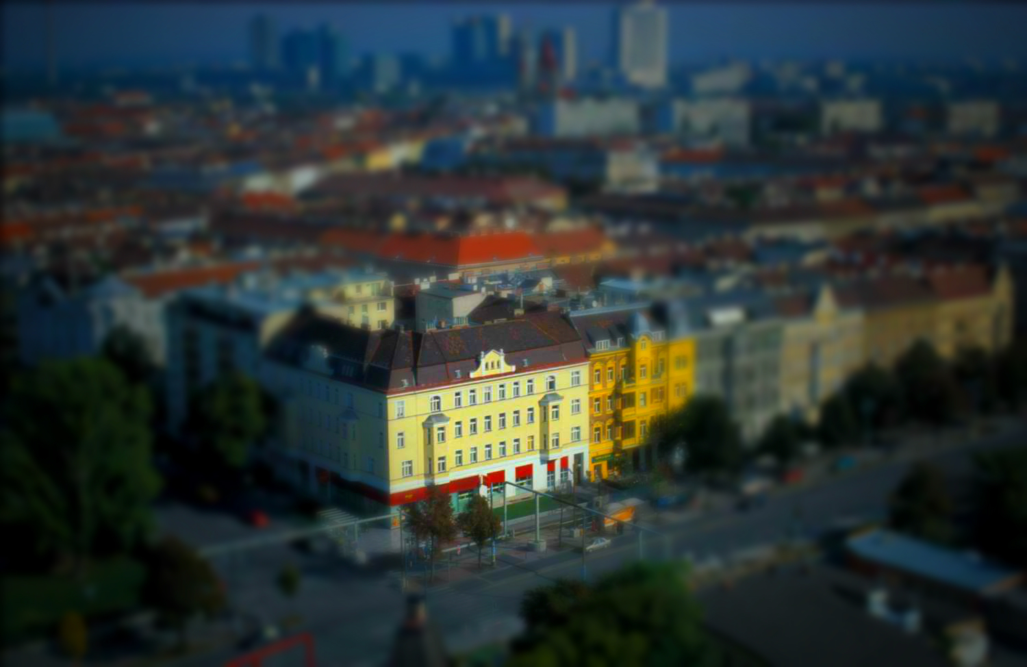 Blick auf Wien