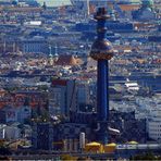 Blick auf Wien mit Fernwärme