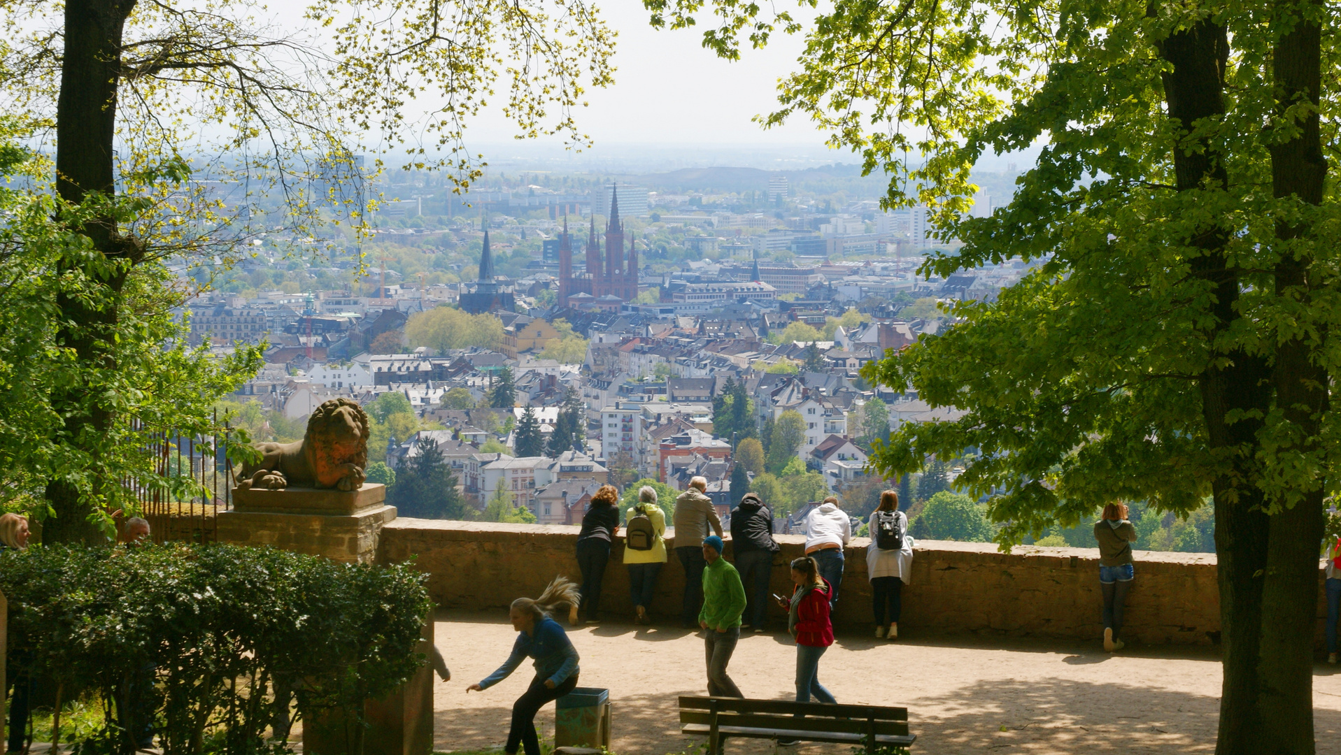 Blick auf Wiesbaden