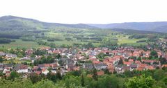 Blick auf Wolfshagen im Harz