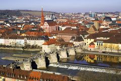 Blick auf Würzburg