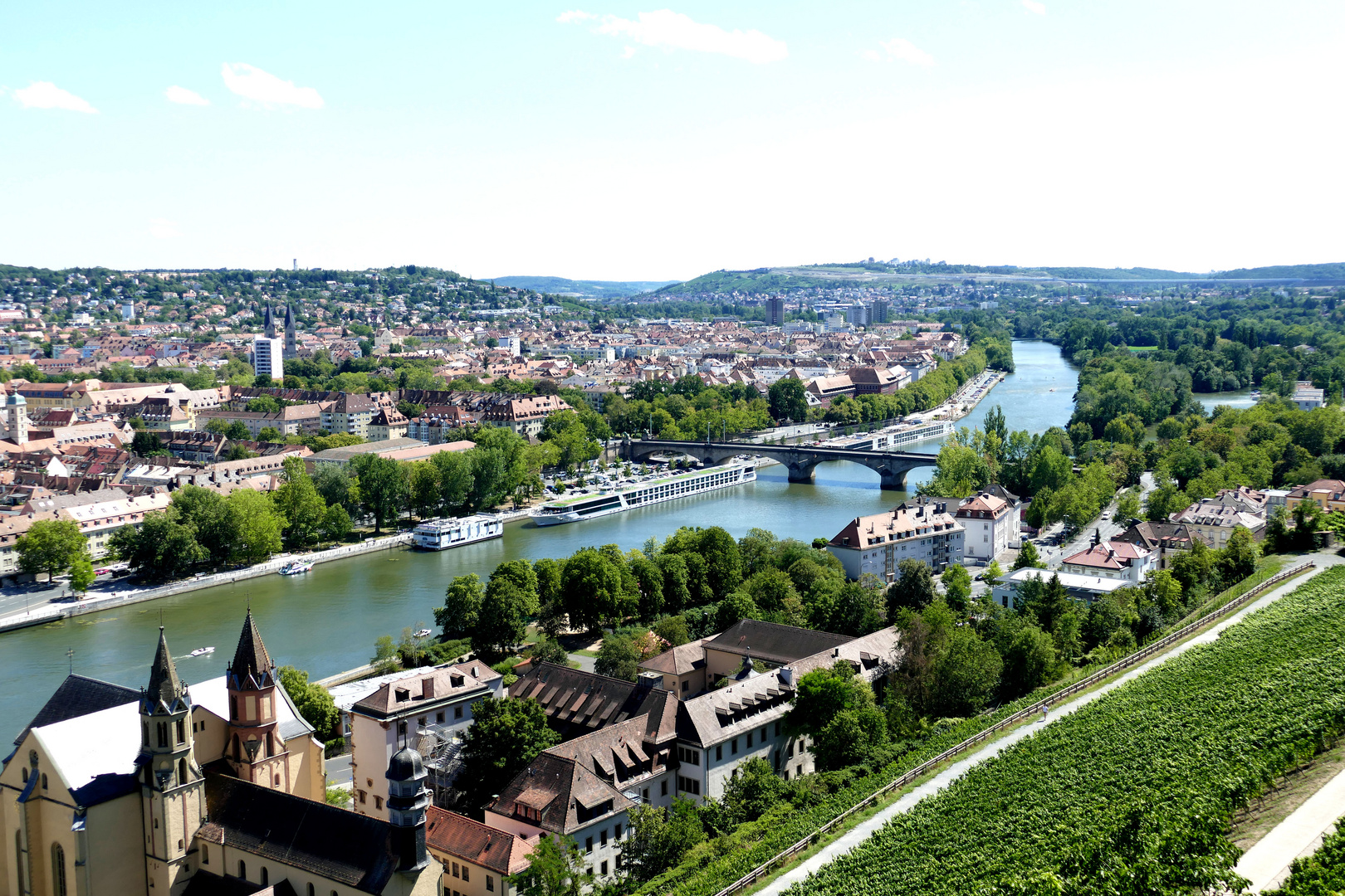 Blick auf Würzburg 