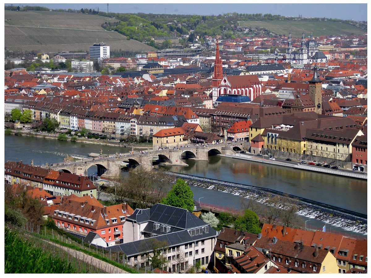 Blick auf Würzburg