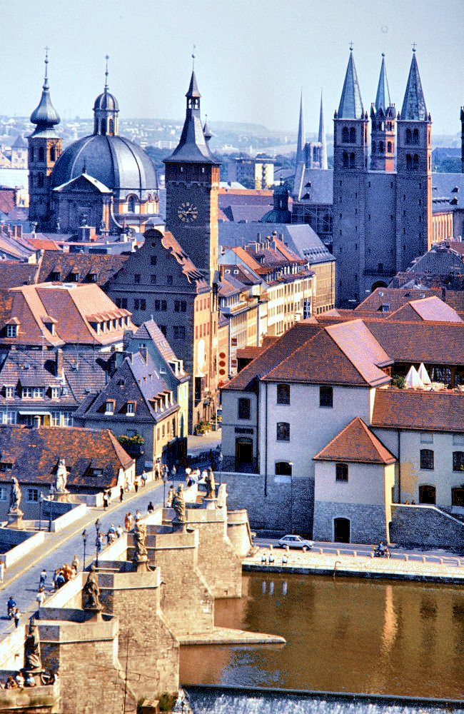 Blick auf Würzburg