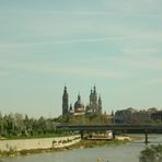Blick auf Zaragoza