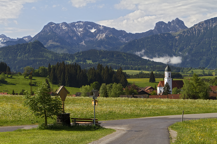 Blick auf Zell...