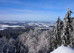 Blick auf  Zell im Fichtelgebirge