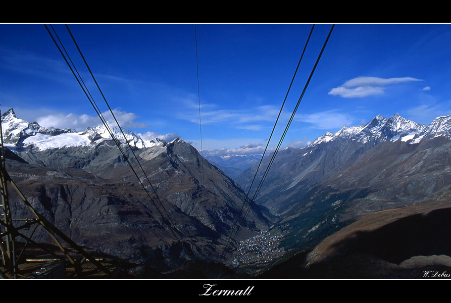 Blick auf Zermatt