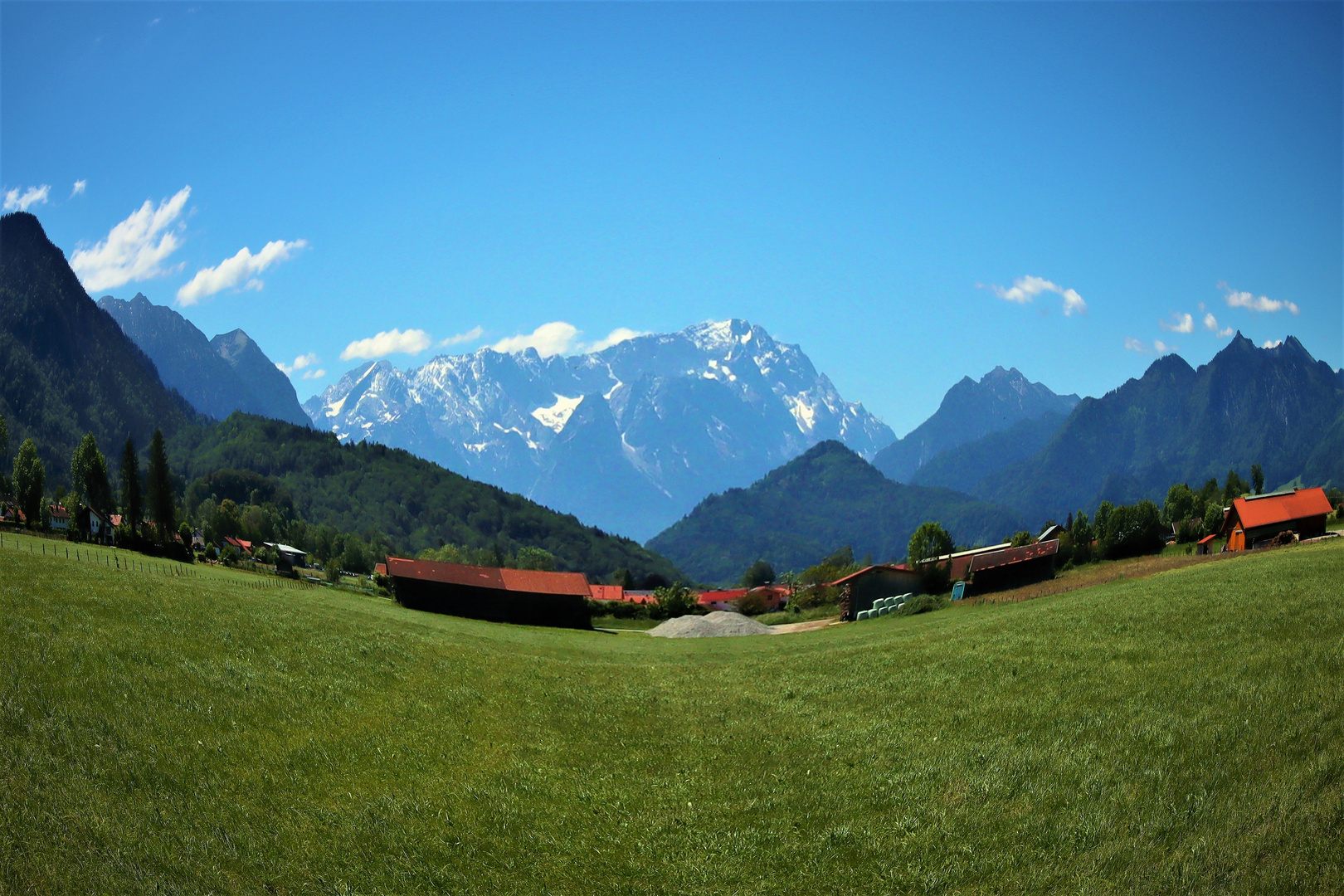 Blick auf Zugspitze