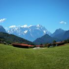 Blick auf Zugspitze