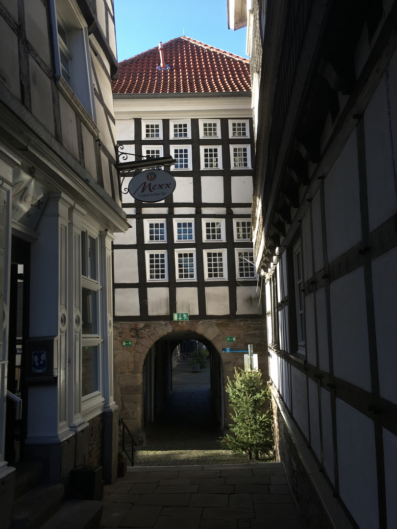 Blick aufs alte Rathaus