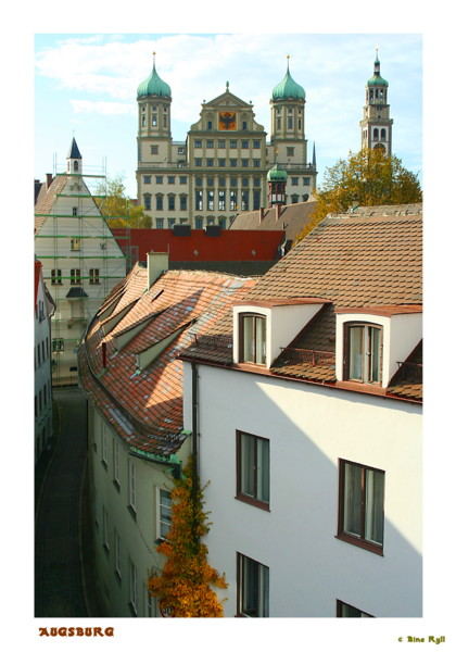 *Blick auf´s Augsburger Rathaus*