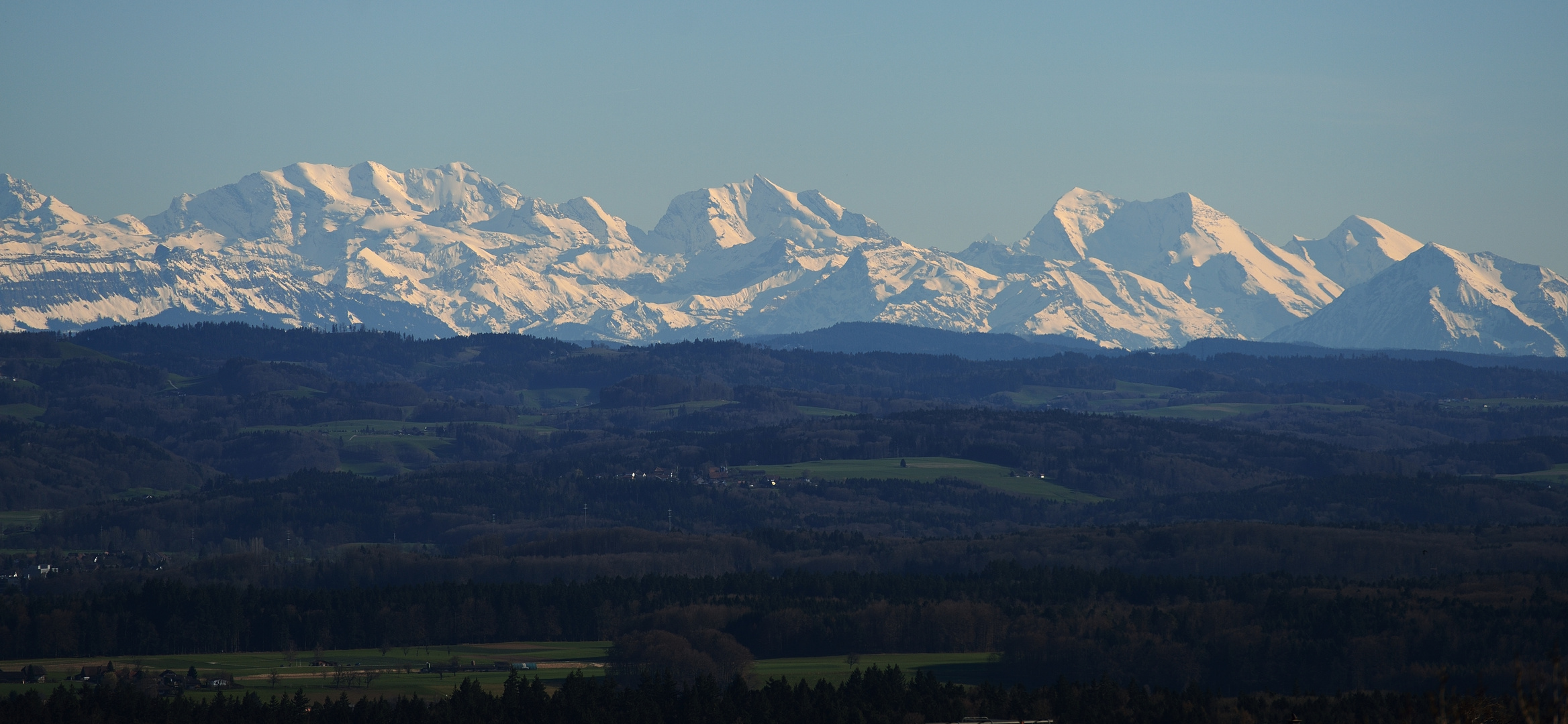 Blick Auf S Berner Oberland Foto Bild Landschaft Berge Natur Bilder Auf Fotocommunity
