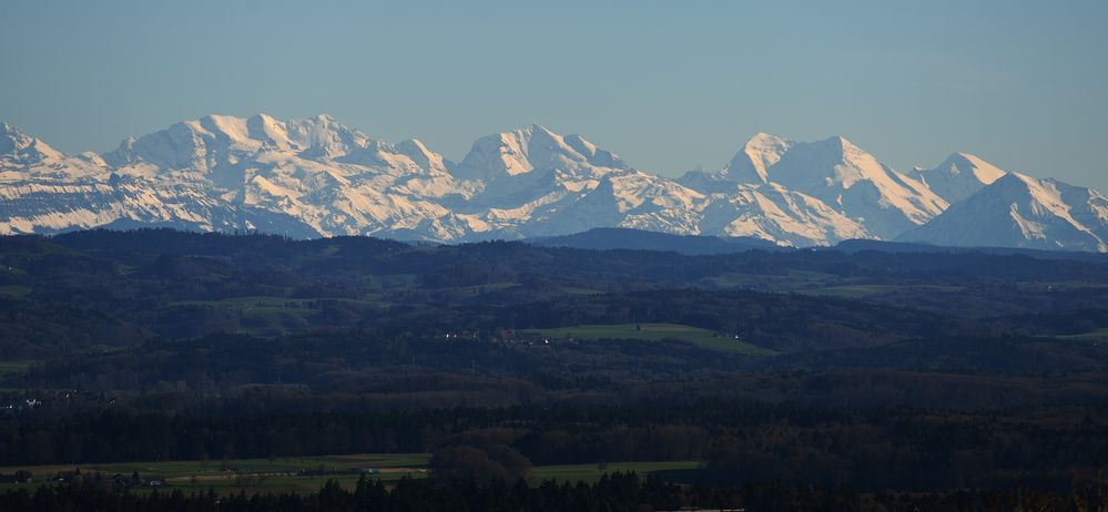 Blick auf's Berner Oberland