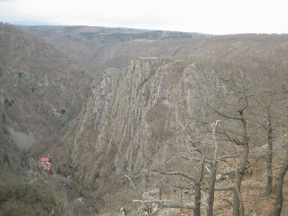 Blick aufs Bodetal