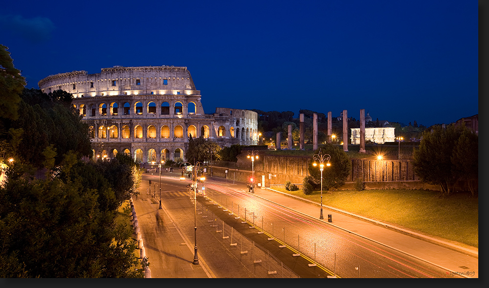  Blick auf´s Colosseum Rom