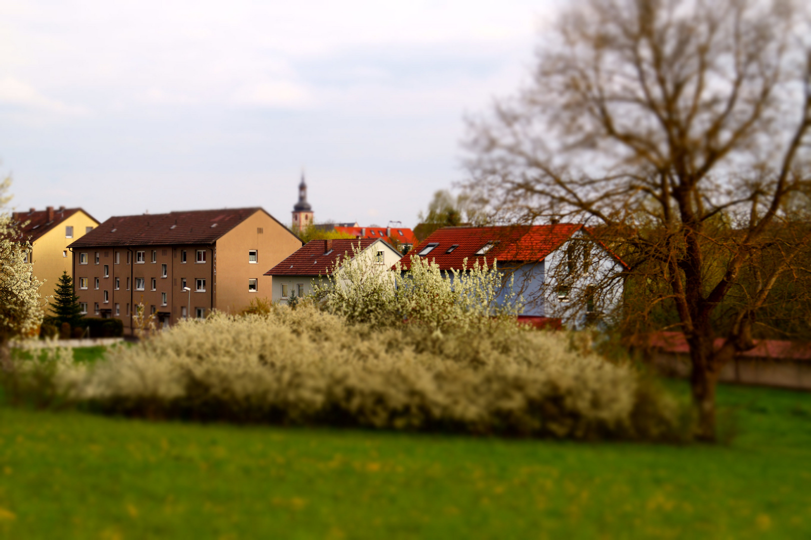 Blick aufs Dorf