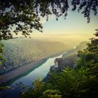 Blick aufs Elbtal von der Bastei 