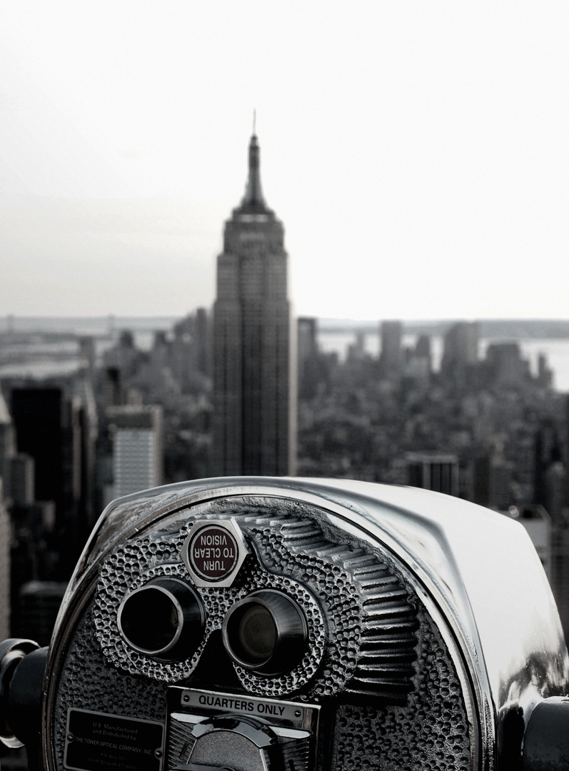 Blick auf`s Empire State Building